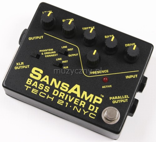 Tech 21 BassDriver bass guitar preamp