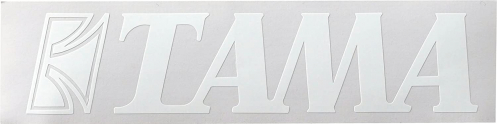Tama TLS80WH tama logo sticker white tama 40mmx190mm