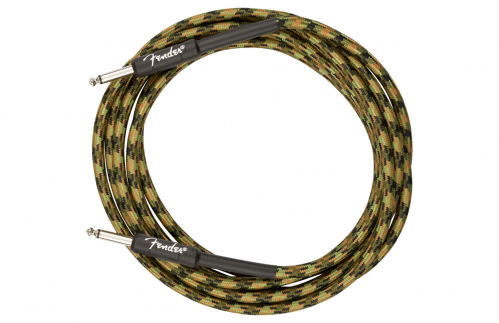 Fender Professional Series Instrument Cable Straight/Straight Woodland Camo, 3m