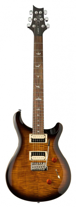 PRS SE Custom 24 Black Gold Burst electric guitar