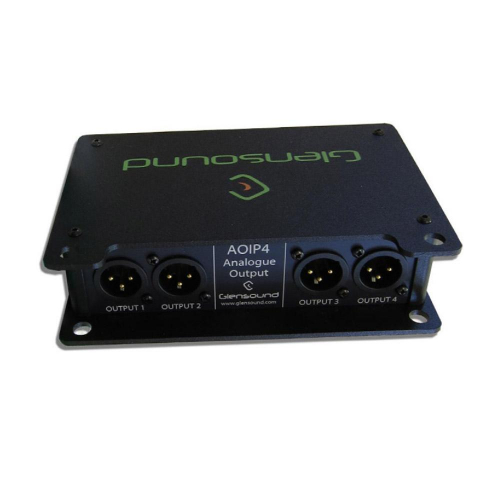 Glensound AoIP4o interface Dante 4x AnalogOutput 