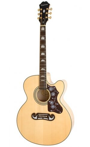 Epiphone J-200EC Studio Solid Top Fishman Sonitone VN Vintage Natural electroacustic guitar Epiphone J-200EC Studio Solid Top Fishman Sonitone VN Vintage Natural electroacustic guitar