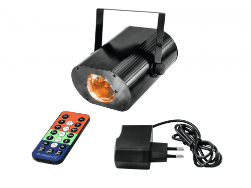 Eurolite LED H2O TCL Water Effect - Compact water effect with RGB color mixing and IR remote control