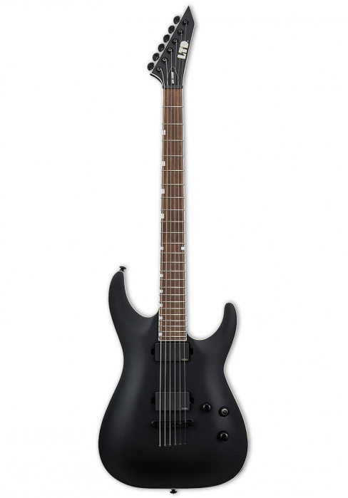 LTD MH400B STBL Black Satin electric guitar