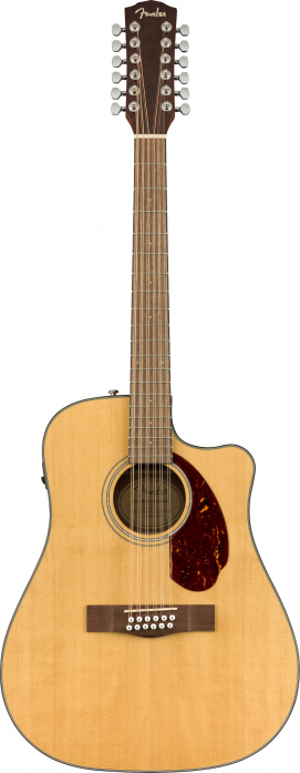 Fender CD 140 SCE natural, 12-strings electric acoustic guitar