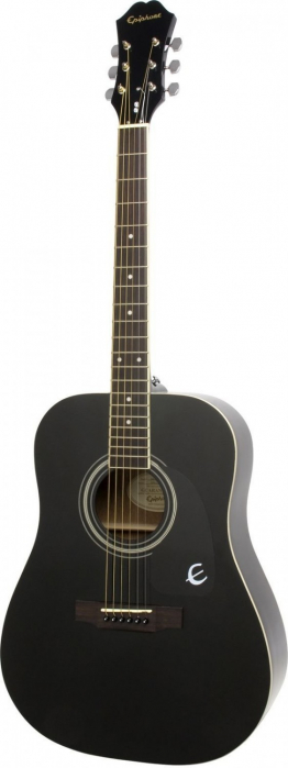 Epiphone Songmaker DR-100 Square Shoulder EB Ebony acoustic guitar