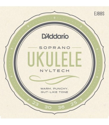 D′Addario EJ-88S Nyltech soprano ukulele strings