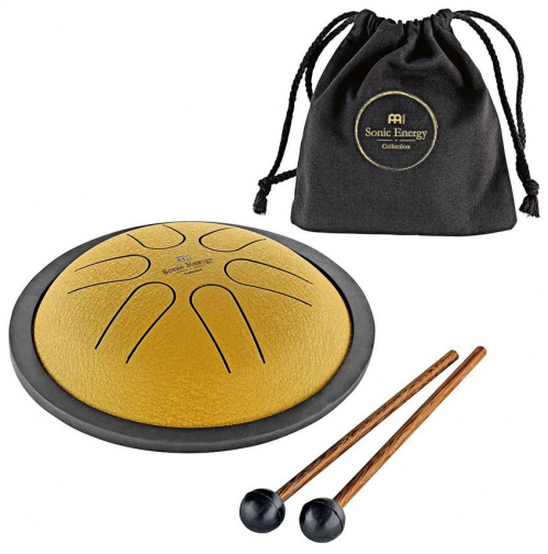 Meinl Sonic Energy MSTD3G Mini Tongue Drum Gold B-Major Drum