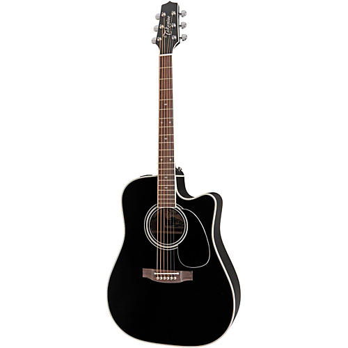 Takamine EF341SC Gloss Black electric acoustic guitar