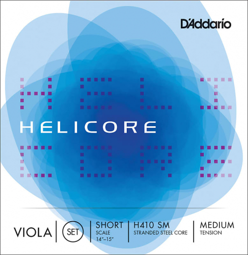 D′Addario H410 SM Helicore Short Scale Viola Strings - Medium