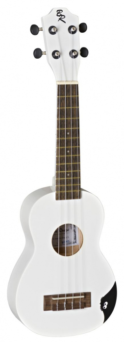 Baton Rouge UR1S Chary J.soprano ukulele, matt metallic white