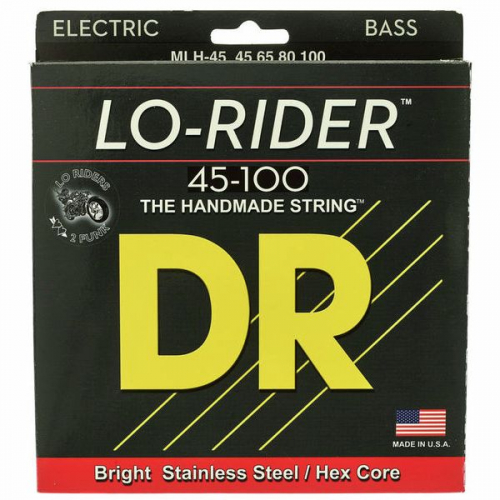 DR MLH Lo Rider bass strings 45-100