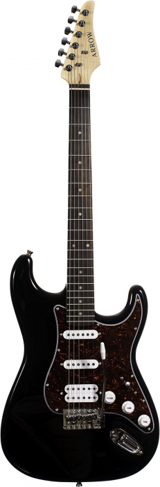 Arrow ST 211 STH-04 Deep Black HSS RW electric guitar