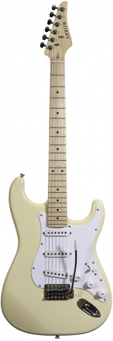 Arrow ST 111 Creamy SSS MPL electric guitar