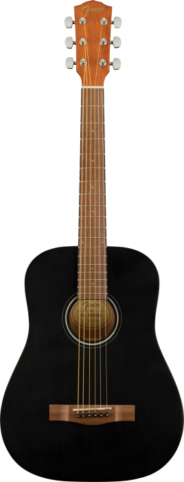 Fender FA-15 3/4 acoustic guitar with gigbag, Black