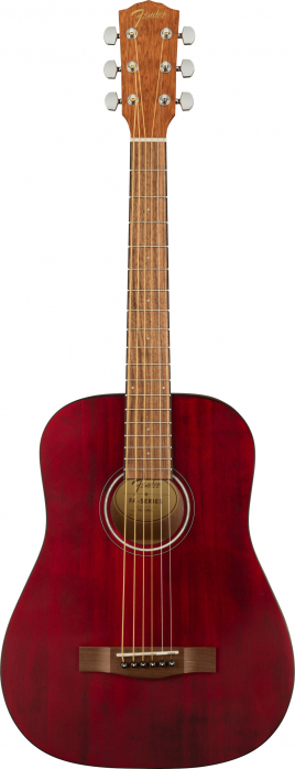 Fender FA-15 3/4 acoustic guitar with gigbag, Red