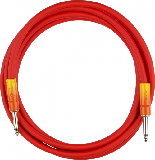 Fender 10′ Ombr, Tequila Sunrise guitar cable 3m