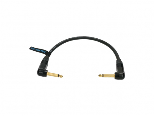 Klotz TI-RR090 supreme TITANIUM patch cable with angled jacks, 0,9m