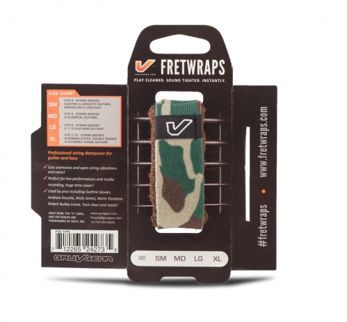 Gruvgear Fretwraps SM Camo Green, small