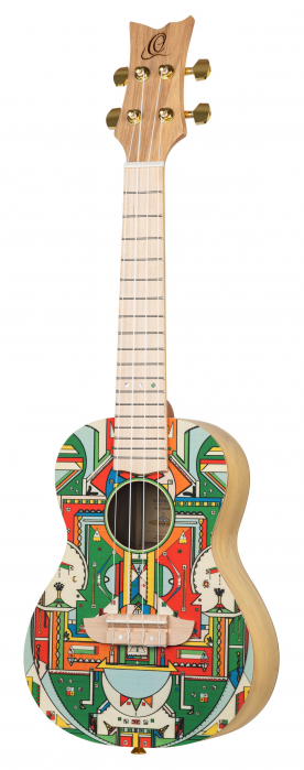 Ortega RUAR-HY Art Series Himalaya concert ukulele