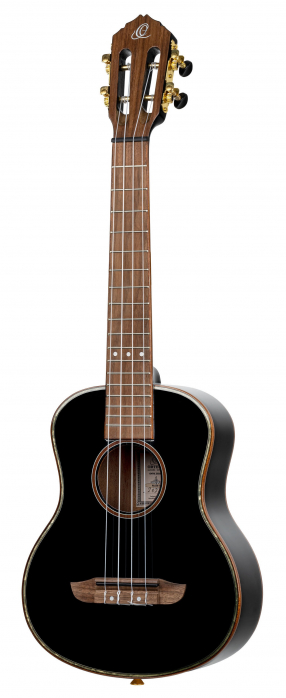 Ortega RUOX-TE All Gloss Black tenor ukulele