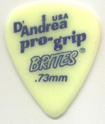 D′Andrea Pro Grip Brites 0.73mm pick