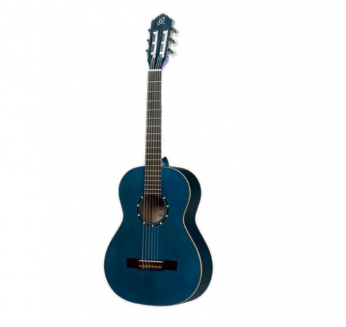 Ortega R121-3/4OC Ocean Blue 3/4 classical guitar
