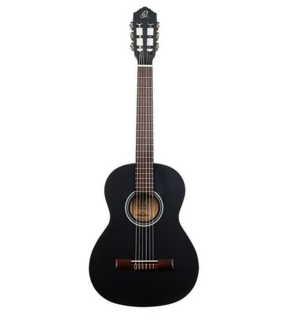 Ortega RST5M-3/4BK Matt Black classical guitar