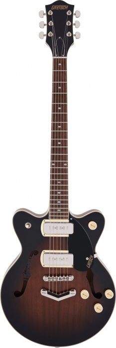 Gretsch G2655-P90 Streamliner Center Block Jr. Double-Cut P90 with V-Stoptail Brownstone electric guitar