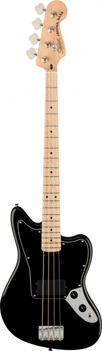 Fender Squier Affinity Series Jaguar Bass H MN Black bass guitar