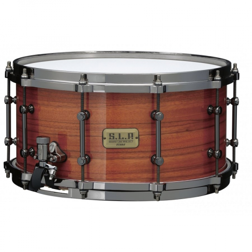 Tama LGM147-GTZ Gloss Tangerine Zebrawood Sound Lab Snare Drum 14x7″