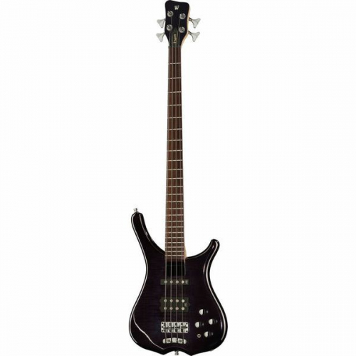RockBass Infinity 4-String  Nirvana Black Transparent High Polish bass guitar
