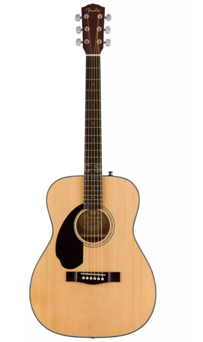 Fender CD-60S V3 WN Natural LH acoustic guitar, left-handed