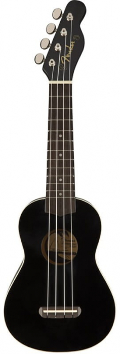Fender Venice Black soprano ukulele