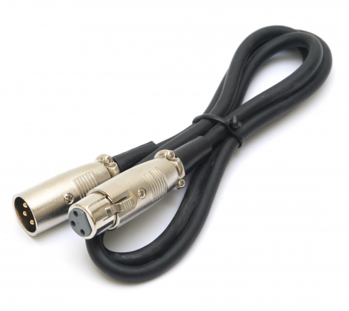 Monacor MEC-100/SW cable XLR-XLR 1m, black