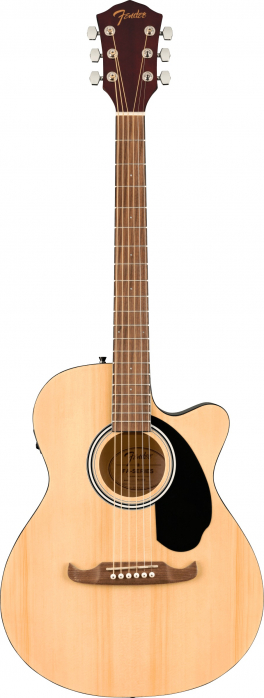 Fender FA-135 CE Concert WN Natural electric acoustic guitar