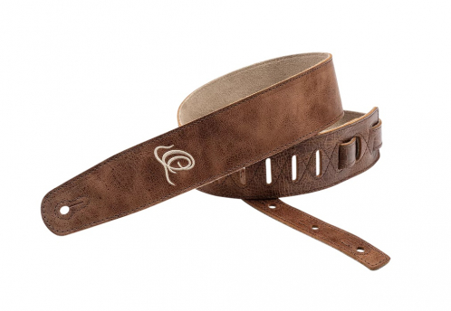 Ortega OSSU-40 Cognac leather guitar strap