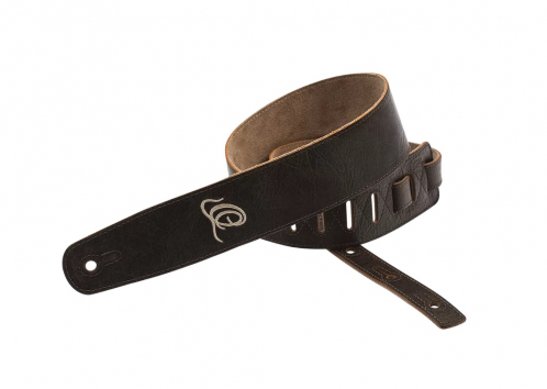 Ortega OSSU-70 Patina Bronze leather guitar strap