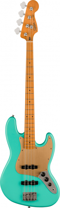 Fender Squier 40th Anniversary Jazz Bass Vintage Edition Satin Sea Foam Green bass guitar