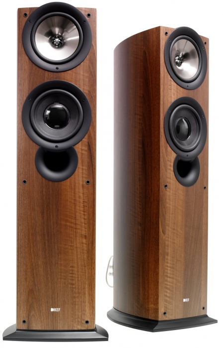 KEF iQ70 2.5-way free-standing speaker (walnut)