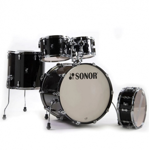 Sonor AQ2 Stage Set Transparent Stain Black drum set