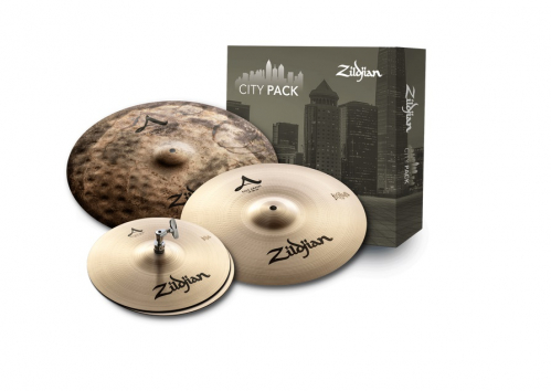 Zildjian ACITYP248 A City Pack, 12H/14Cr/18R cymbal set