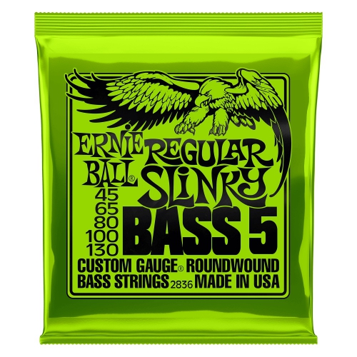 Ernie Ball NC 2836 Regular Slinky 5-String Bass Strings (45-130)