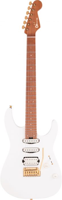 Charvel Pro Mod DK24 HSS 2PT CM Snow White electric guitar
