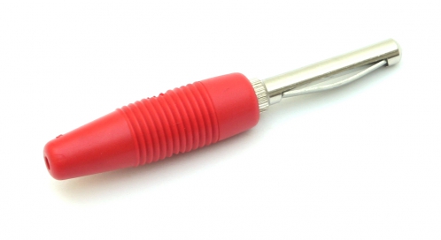 Hirschmann VON30 RT banana plug 4mm soldered red Hirschmann VON30 RT banana plug 4mm soldered red