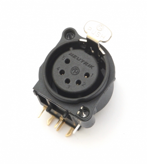 Neutrik NC5FAH 5 pole female XLR receptacle socket