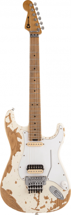 Charvel Henrik Danhage Signature Pro-Mod So-Cal Style 1 HS FR, White Relic electric guitar