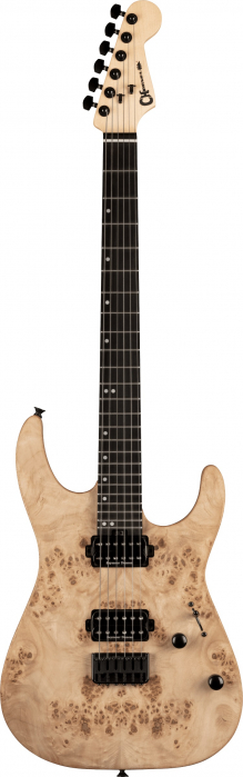 Charvel Pro-Mod DK24 HH HT E Mahogany with Poplar Burl, Desert Sand electric guitar