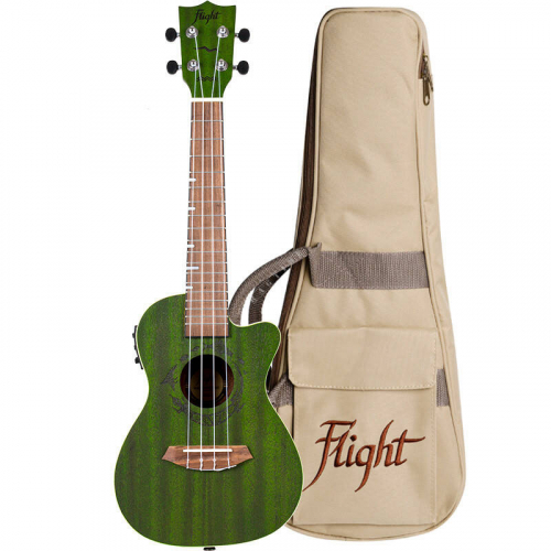 FLIGHT DUC380 CEQ JADE concert ukulele with pickup
