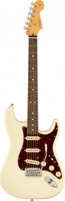 Fender American Professional II Stratocaster Rosewood Fingerboard, Olympic White electric guitar